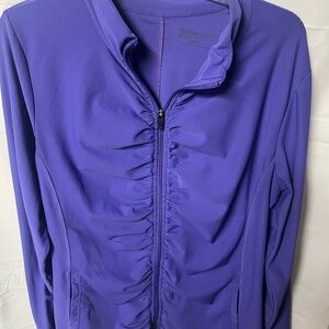 Xersion Women's Bold Purple Bomber Jacket